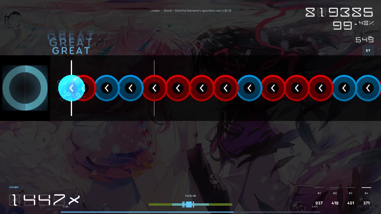 _raider — ClariS - Colorful (tamame's apostate remix)