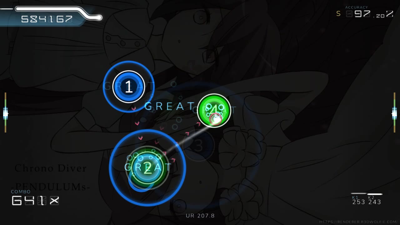 salmonmage — Nekomata L.E.D.Master+ - Chrono Diver -PENDULUMs-