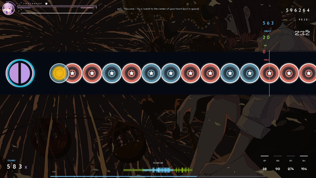 ae7 — tiku sens - fly a rocket to the center of your heart
