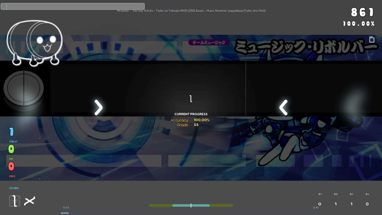 Hirumesi — Various Artists - Taiko no Tatsujin PACK [[10] Zeami - Music Revolver (aquabluu) [Taiko Ura Oni]]