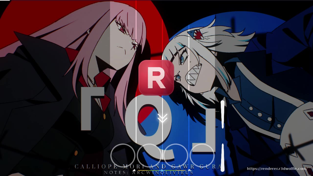 Himawkwkwk — Calliope Mori x Gawr Gura x DECO*27 - Q