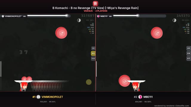 Vinmonopolet — B Komachi - B no Revenge (TV Size) [-Miya's Revenge Rain] []