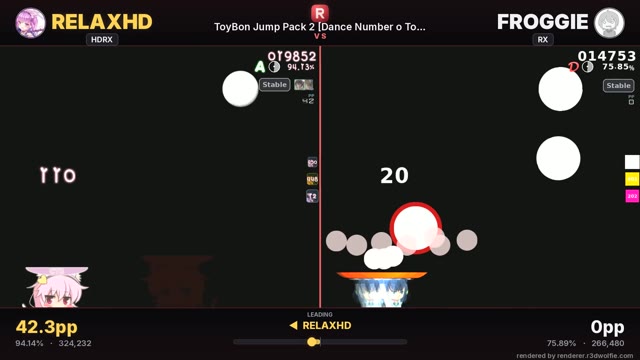 RelaxHD — ToyBon Jump Pack 2 [Dance Number o Tomo ni (Wanna Dance) 1.15x]